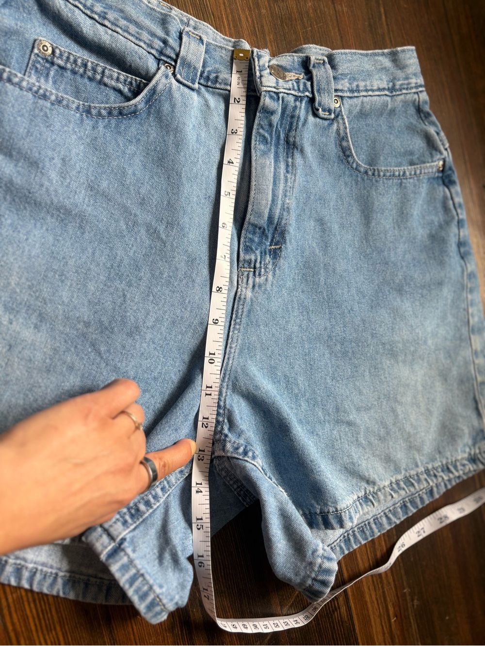 Vintage Riders by Lee Blue Denim Shorts - Picture 8 of 10